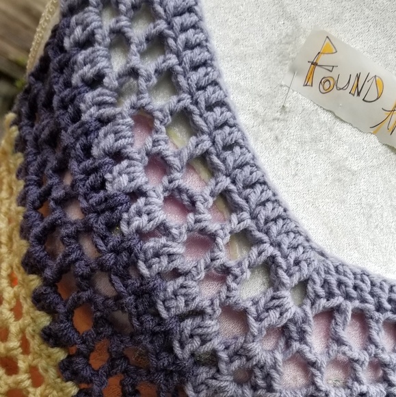 Pastel Boho Fringe Crochet Festival Top - Picture 4 of 8